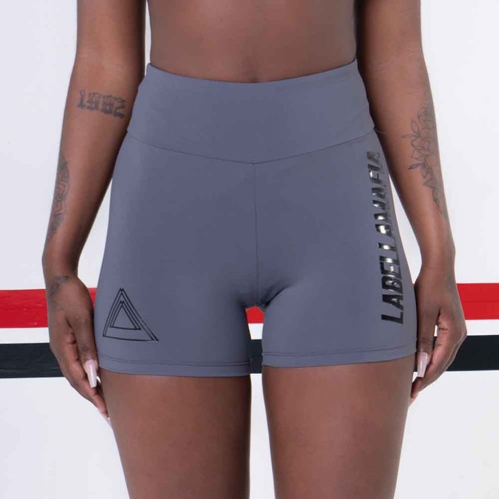 New gym shorts Labellamafia Grey Biker Shorts